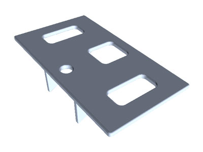 R-125 shelf Plate